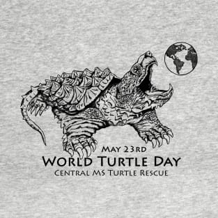 World Turtle Day - Snapping Turtle T-Shirt